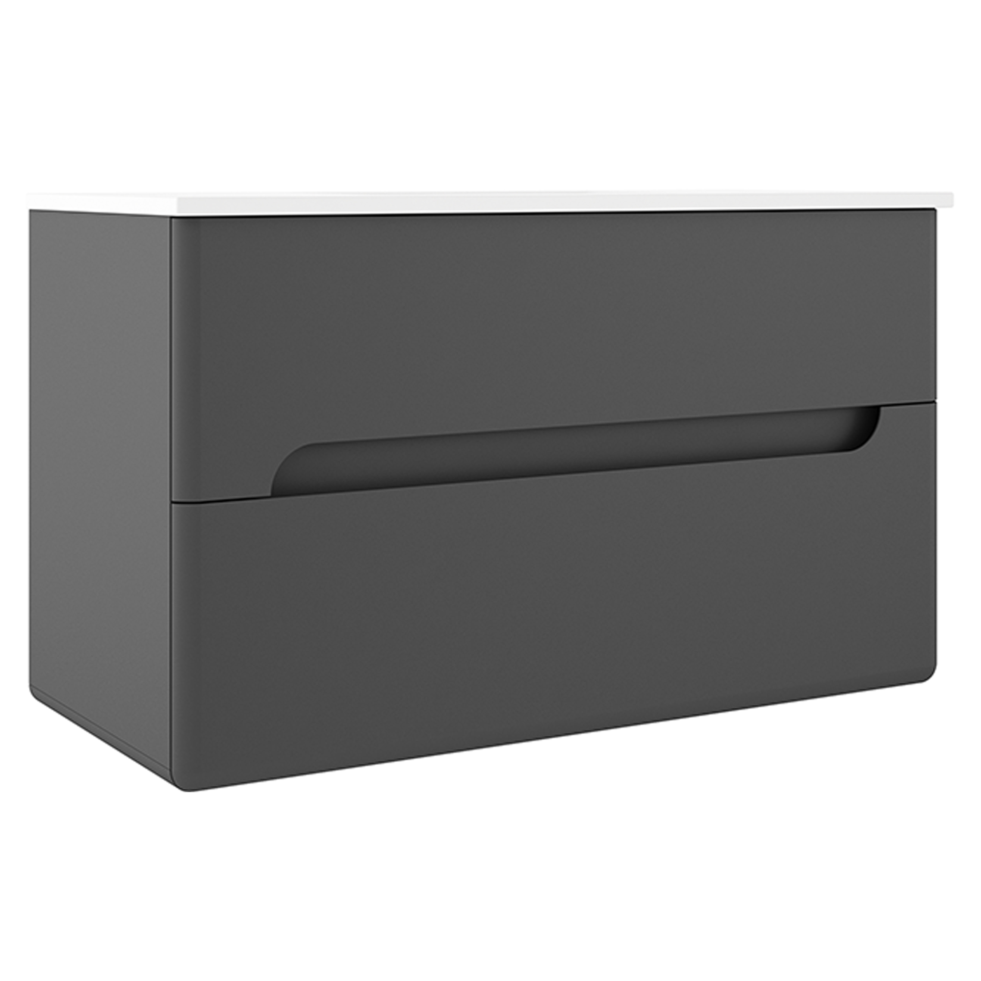 Underskab Rondo Mørkegrå Mat 100 cm