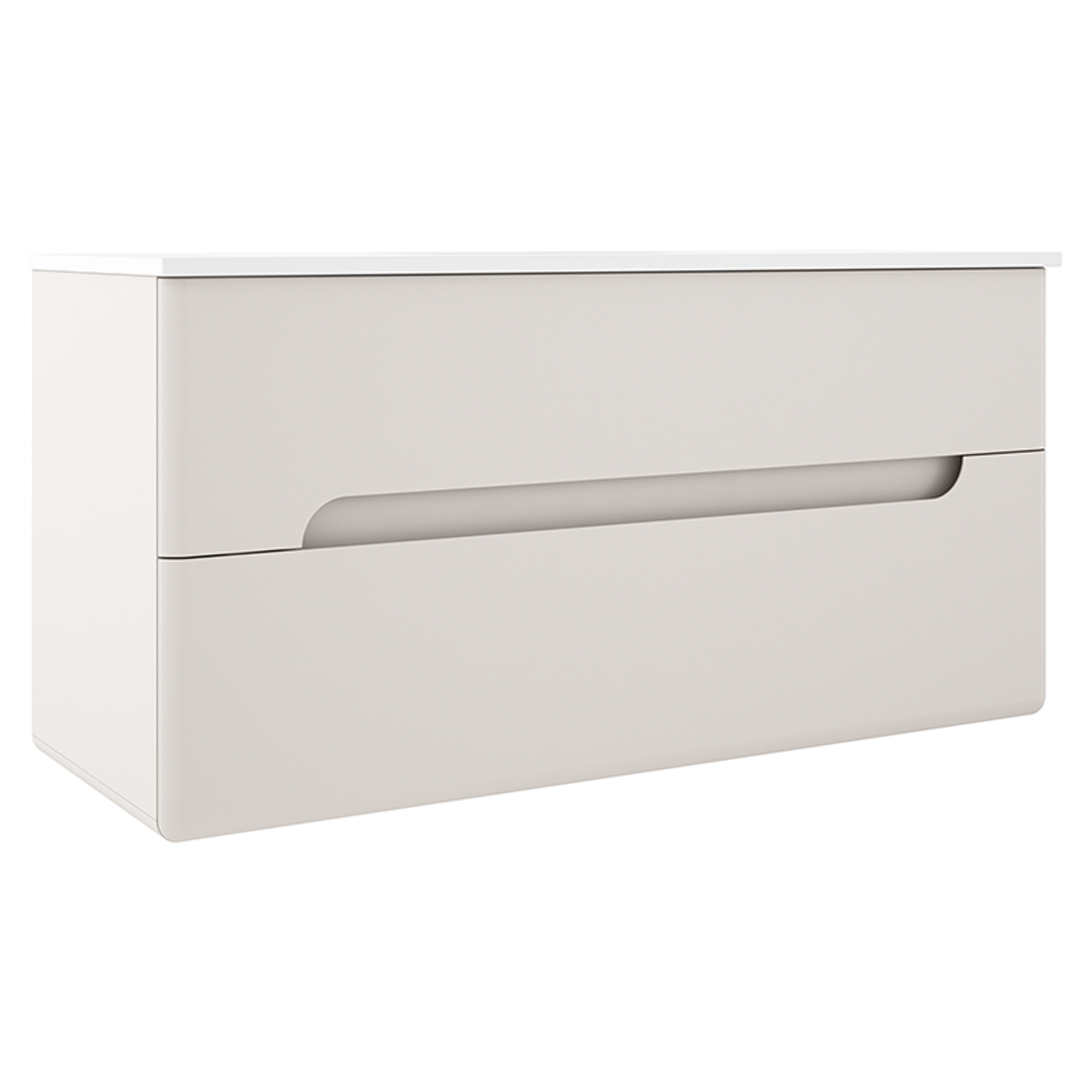 Dobbelt Underskab Rondo Beige Mat 120 cm