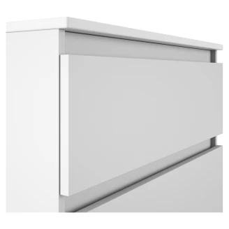 Vaskeskab <strong>Compakt</strong>  Hvid Mat 50x40 cm med Vask, Tre Skuffer & Ben