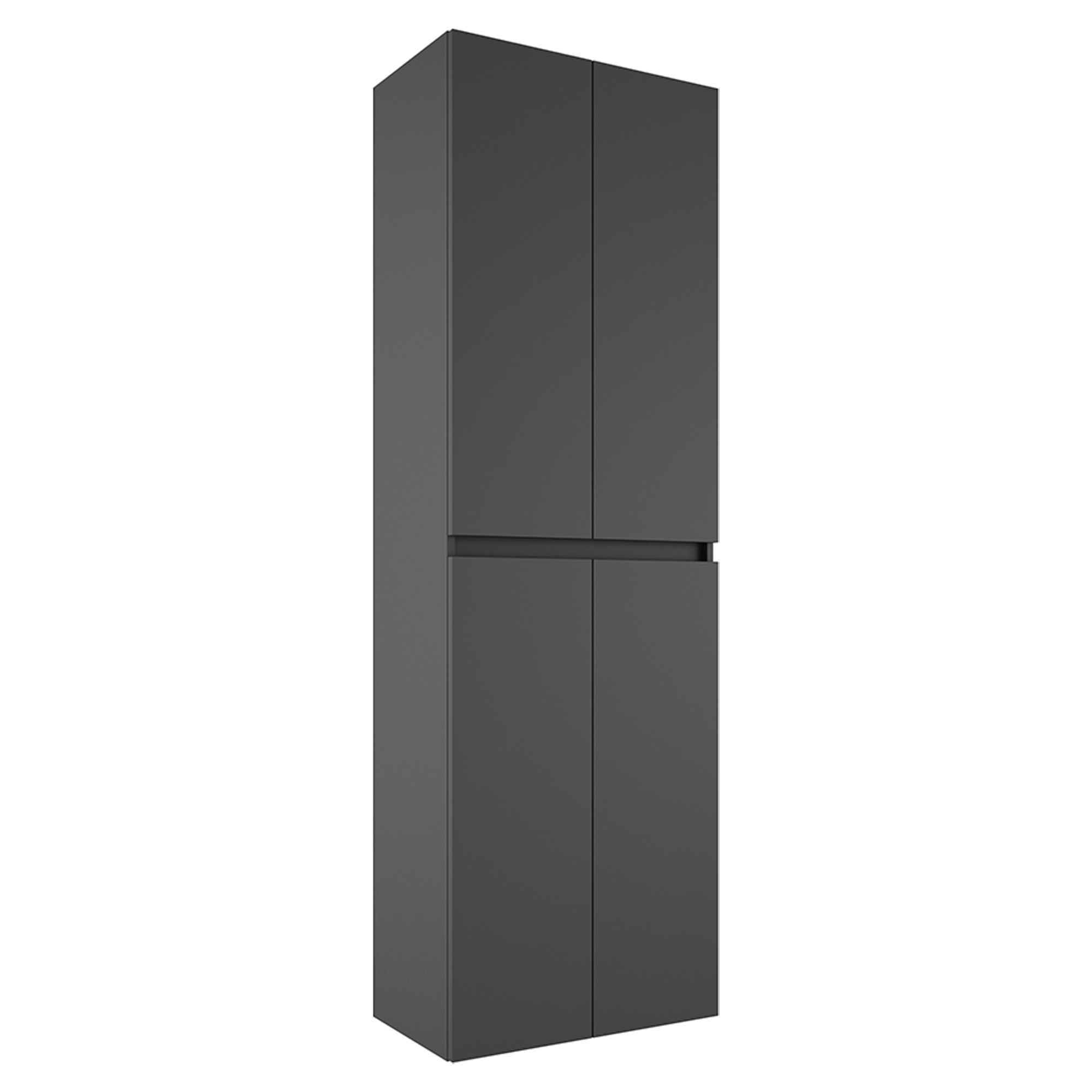 Højskab Omni Mørkegrå Mat 185 cm