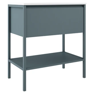 Underskab <strong>Tone</strong>  Blå Mat 80 cm, 1 Skuffe med Vask