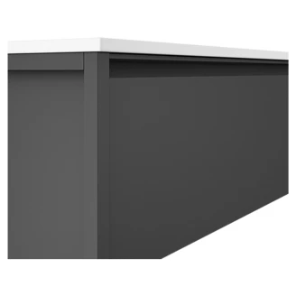 Vaskeskab <strong>Tone</strong>  Mørkegrå Mat 80 cm, 1 Skuffe med Vask