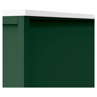 Vaskeskab <strong>Tone</strong>  Grøn Mat 80 cm, 1 Skuffe med Vask