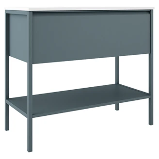 Underskab <strong>Tone</strong>  Blå Mat 100 cm, 1 Skuffe med Vask