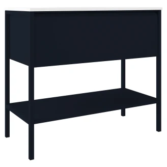 Underskab <strong>Tone</strong>  Mørkeblå Mat 100 cm, 1 Skuffe med Vask