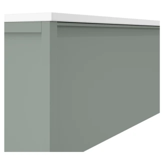 Vaskeskab <strong>Tone</strong>  Oliven Mat 120 cm, 1 Skuffe med Vask