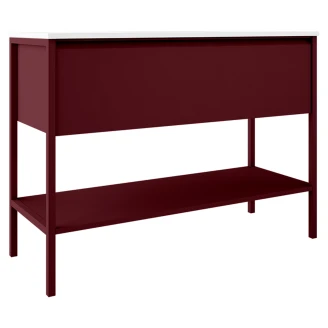 Underskab <strong>Tone</strong>  Rød Mat 120 cm, 1 Skuffe med Vask