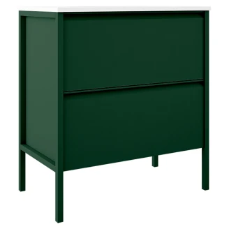 Underskab <strong>Tone</strong>  Grøn Mat 80 cm, 2 Skuffer med Vask