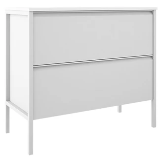 Underskab <strong>Tone</strong>  Hvid Mat 100 cm, 2 Skuffer med Vask