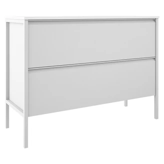 Underskab <strong>Tone</strong>  Hvid Mat 120 cm, 2 Skuffer med Vask