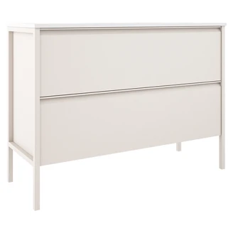 Underskab <strong>Tone</strong>  Beige Mat 120 cm, 2 Skuffer med Vask