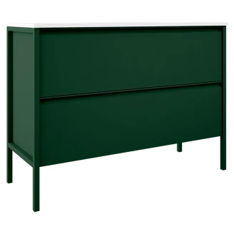 Underskab <strong>Tone</strong>  Grøn Mat 120 cm, 2 Skuffer med Vask