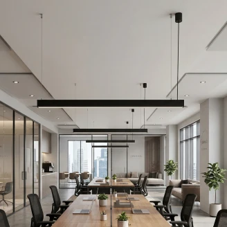 Hængelampe <strong>Luxara</strong>  Sort Mat 120 cm