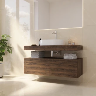 Underskab <strong>Elmstone</strong>  Valnød Mat 120 cm