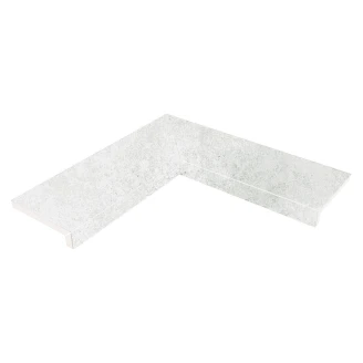 Poolhjørne Klinker <strong>Earthstone</strong>  Lysegrå Mat 30x120 cm Tykkelse 20 mm