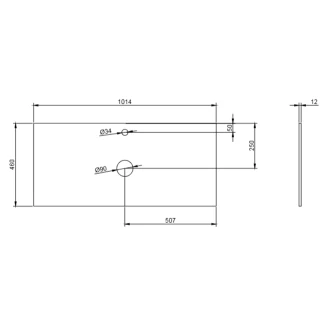 Cosentino Bordplade <strong>Dekton</strong>  Ceppo Mat 100 cm