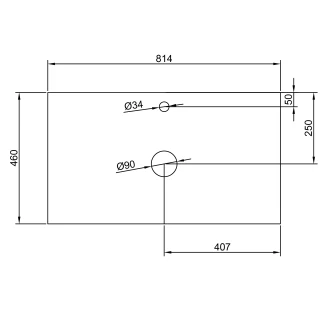 Cosentino Bordplade <strong>Dekton</strong>  Ceppo Mat 80 cm