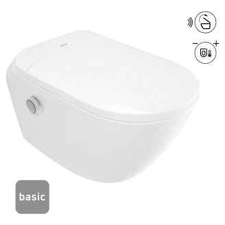 Væghængt Douchetoilet <strong>Silia</strong>  Hvid Blank