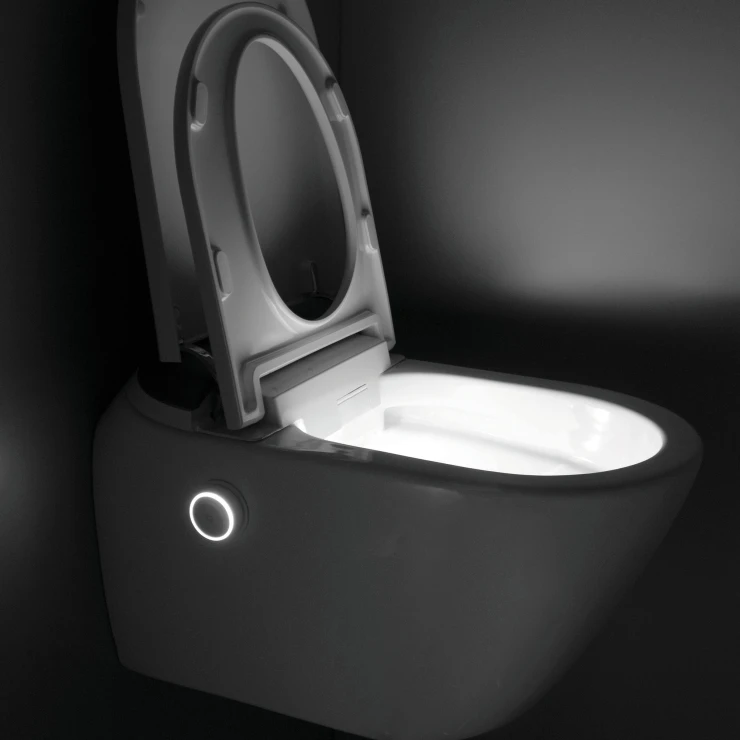 Væghængt Douchetoilet Silia Hvid Blank