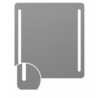 Spejl <strong>Claros</strong>  80x70 cm med Dobbelt Sandblæsning