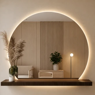 Spejl <strong>Miraggio</strong>  100x90 cm med Backlight