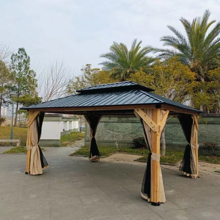 Pergola Torvani Træ 300x365x278 cm