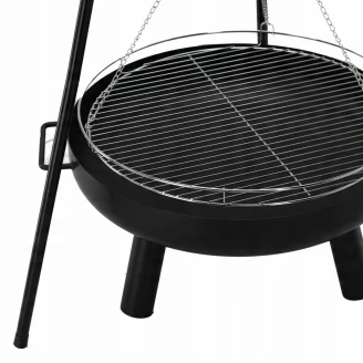 Ildskål Radian Sort Ø 60 cm med Tripod 150 cm