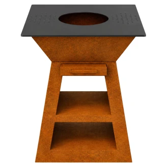 Cortena Ildsted <strong>Coccina</strong>  Cortenstål 90x90 cm