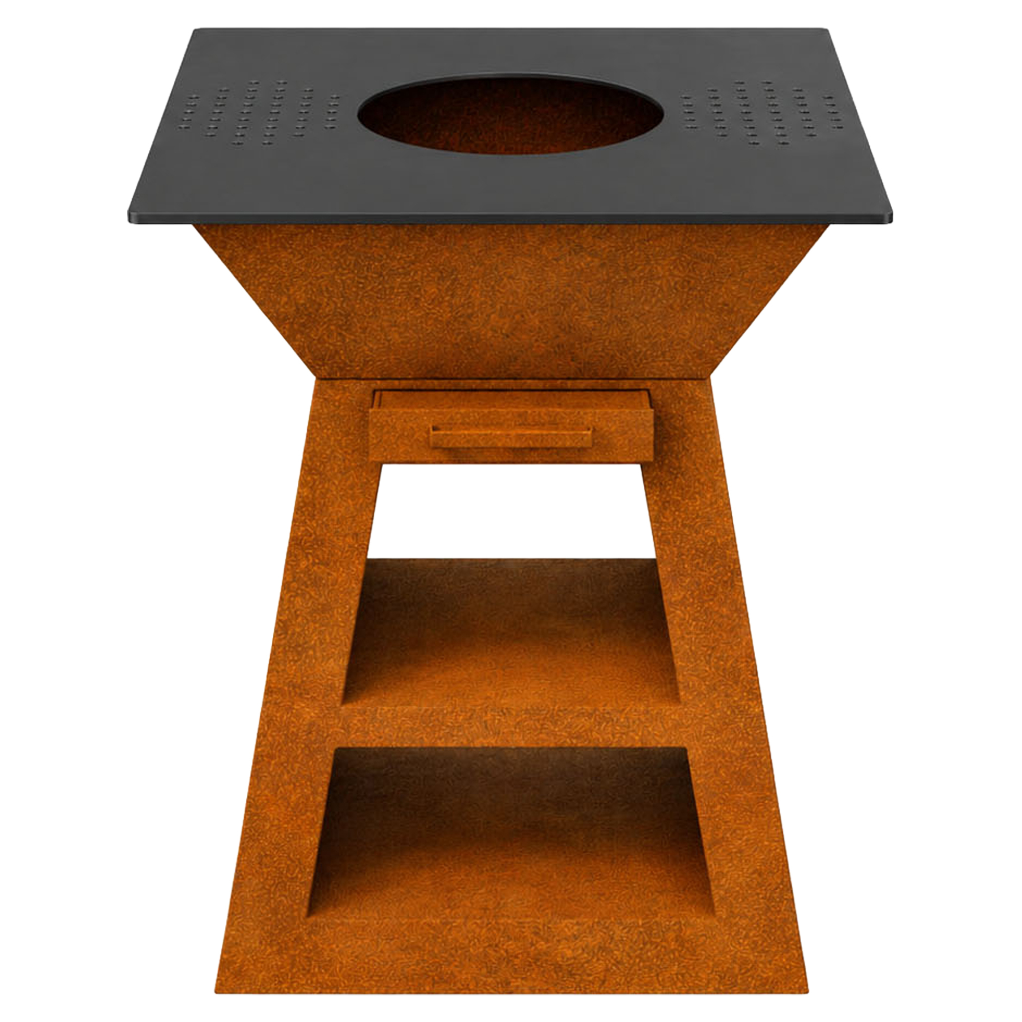 Cortena Ildsted Coccina Cortenstål 90x90 cm