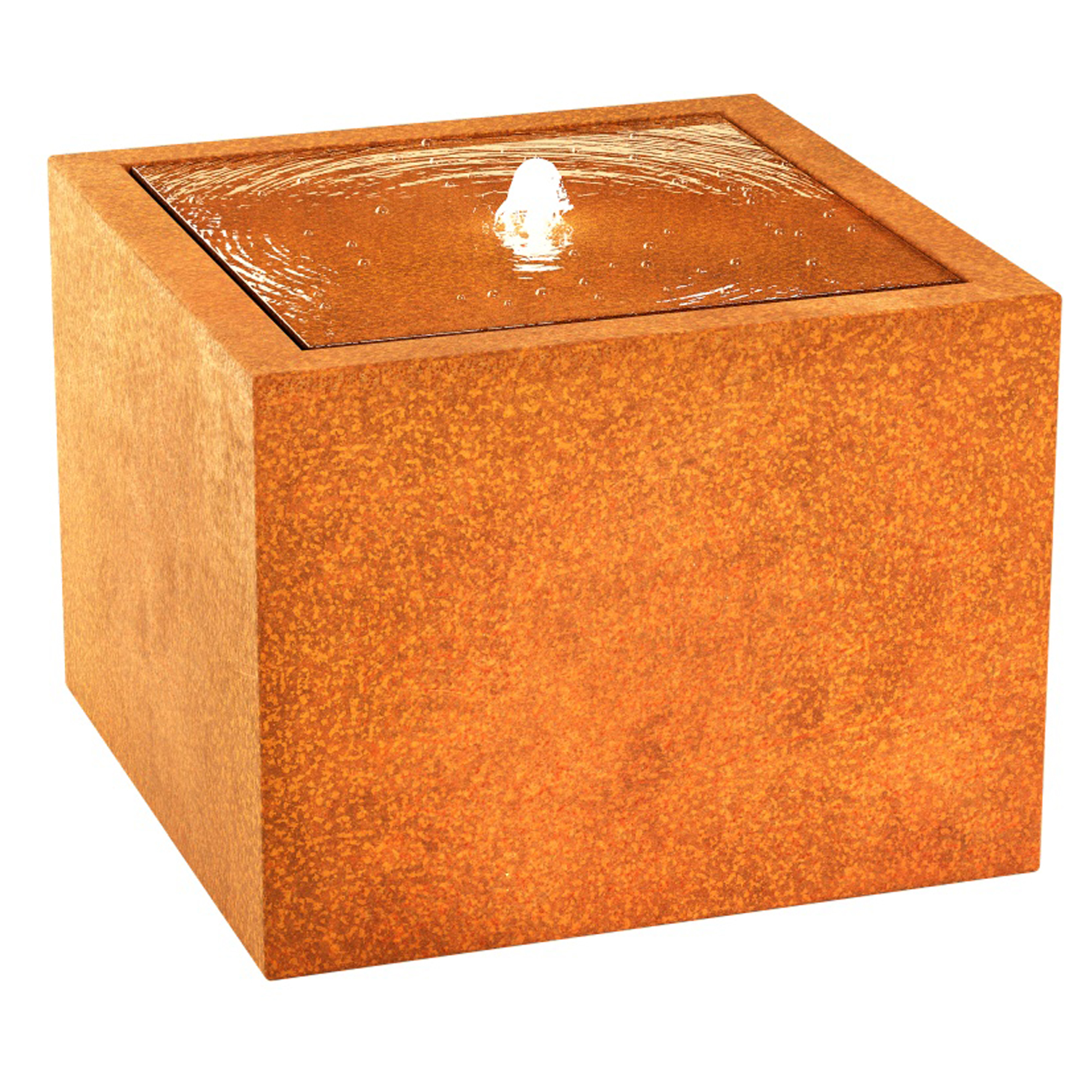 Cortena Fontæne Fuente Cortenstål 60x60x45 cm