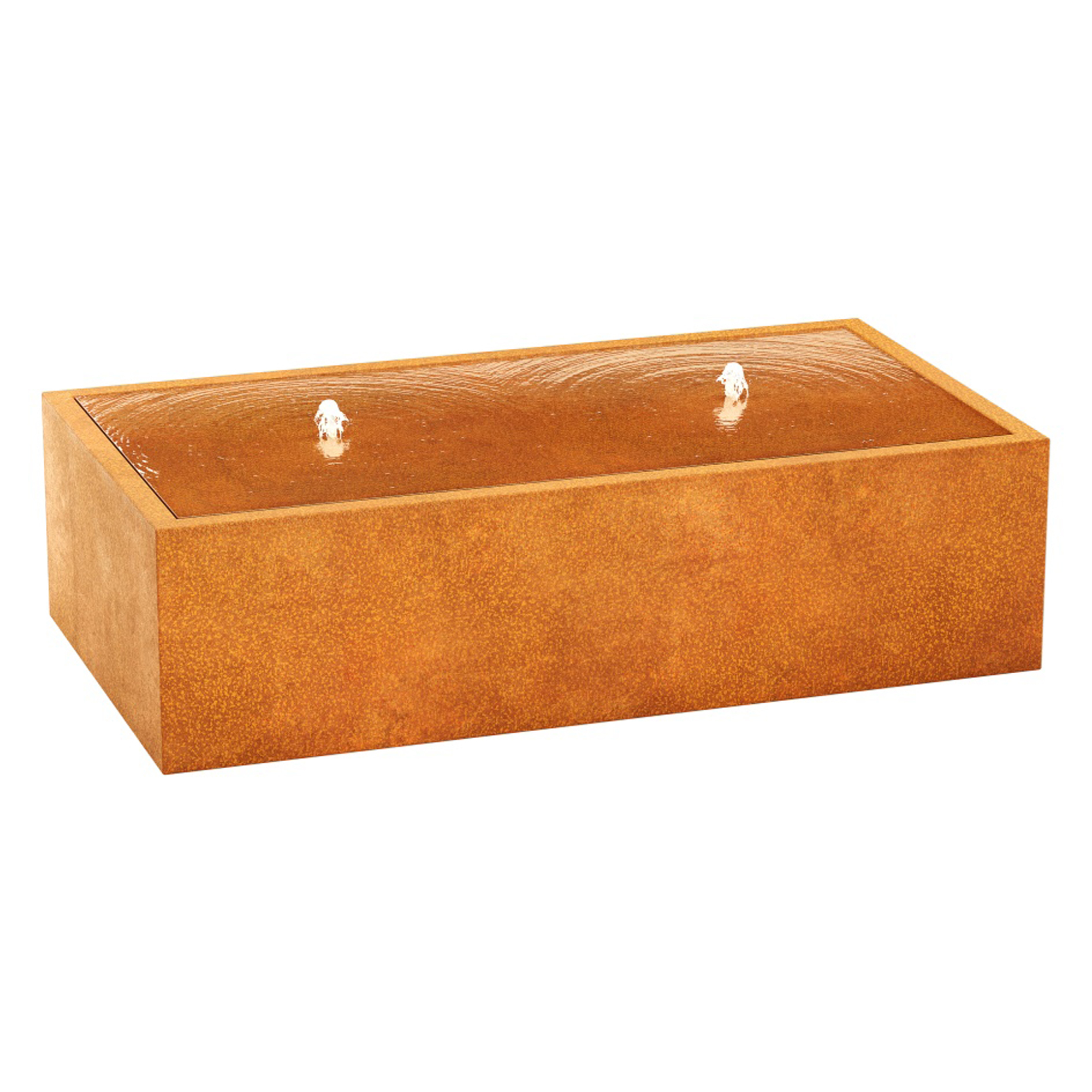 Cortena Fontæne Fuente Cortenstål 168x90x45 cm