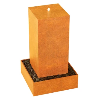 Cortena Fontæne <strong>Fuente</strong>  Cortenstål 90x90x150 cm