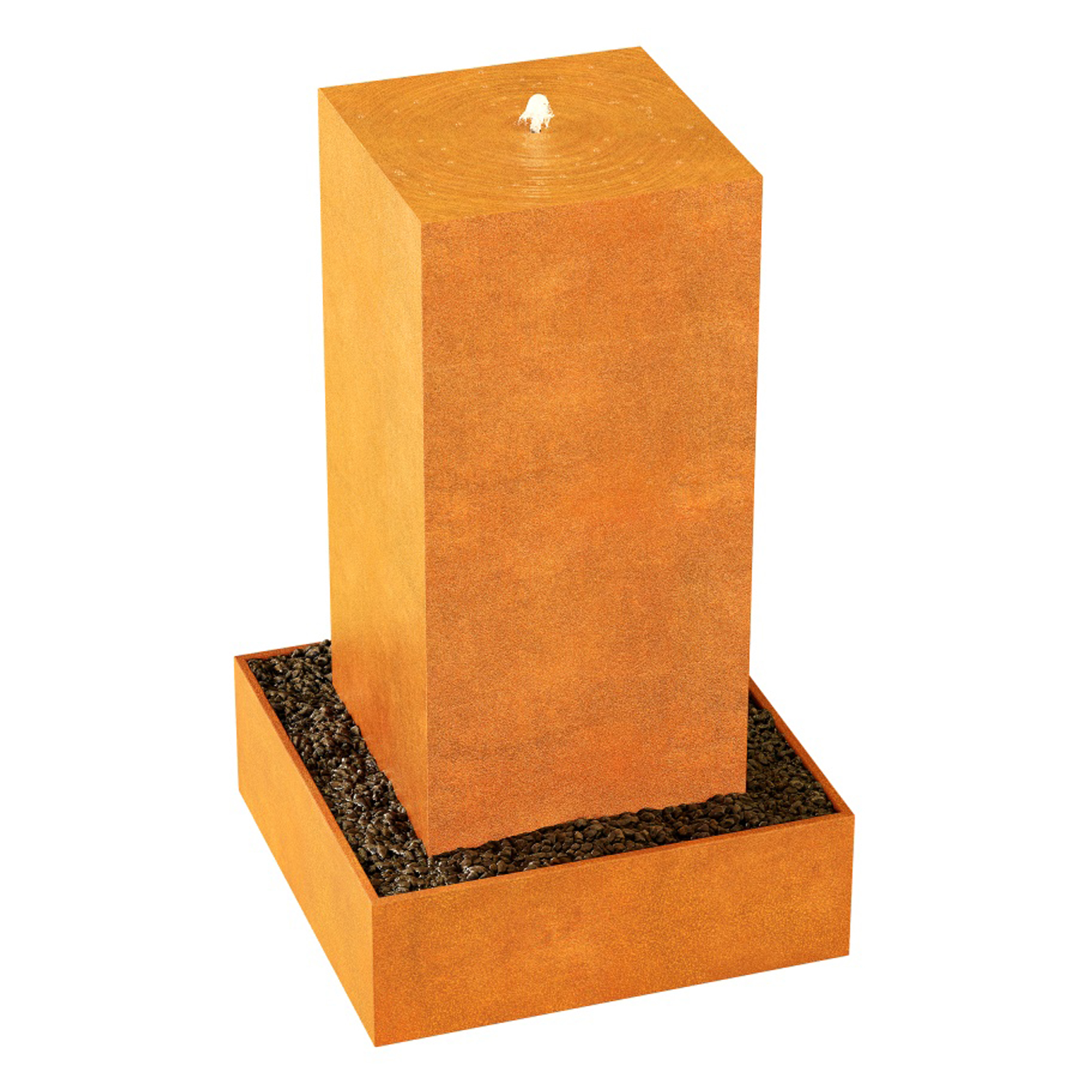 Cortena Fontæne Fuente Cortenstål 120x120x150 cm