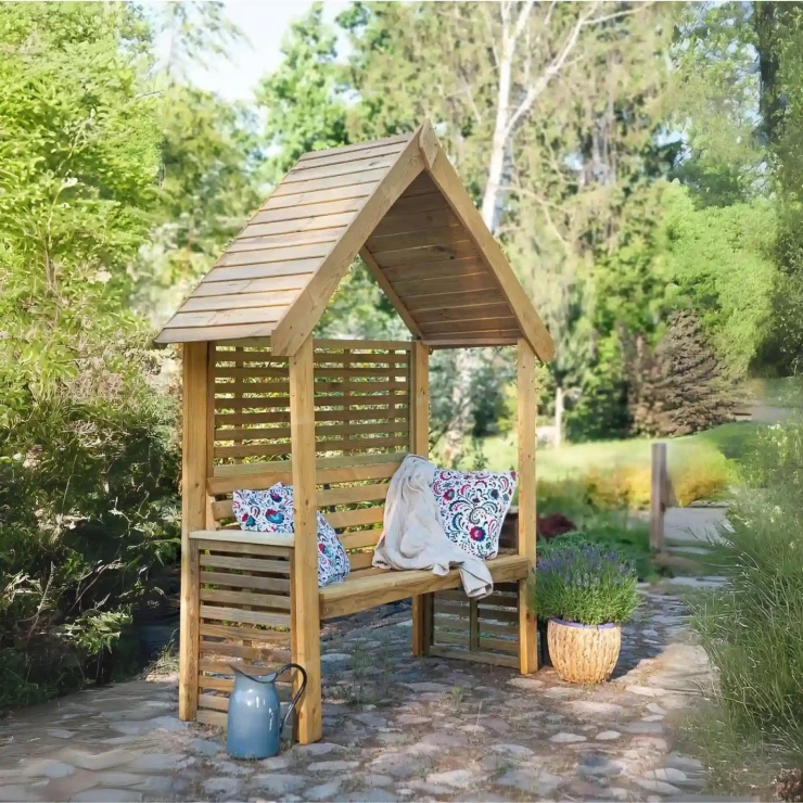 Pergola med Fuld Spaljé Belmira Træ