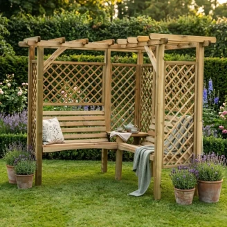 Hjørnepergola <strong>Moreton</strong>  Træ 188 cm