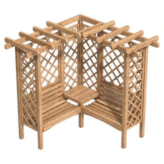 Hjørnepergola <strong>Moreton</strong>  Træ 188 cm