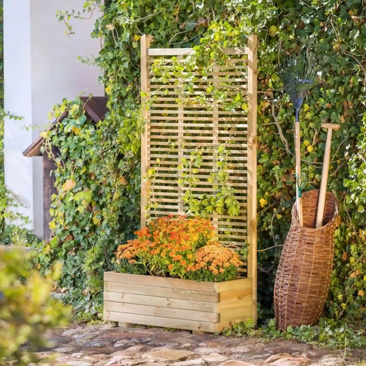 Krukke 90x40 cm med Espalier 180 cm Alda Træ