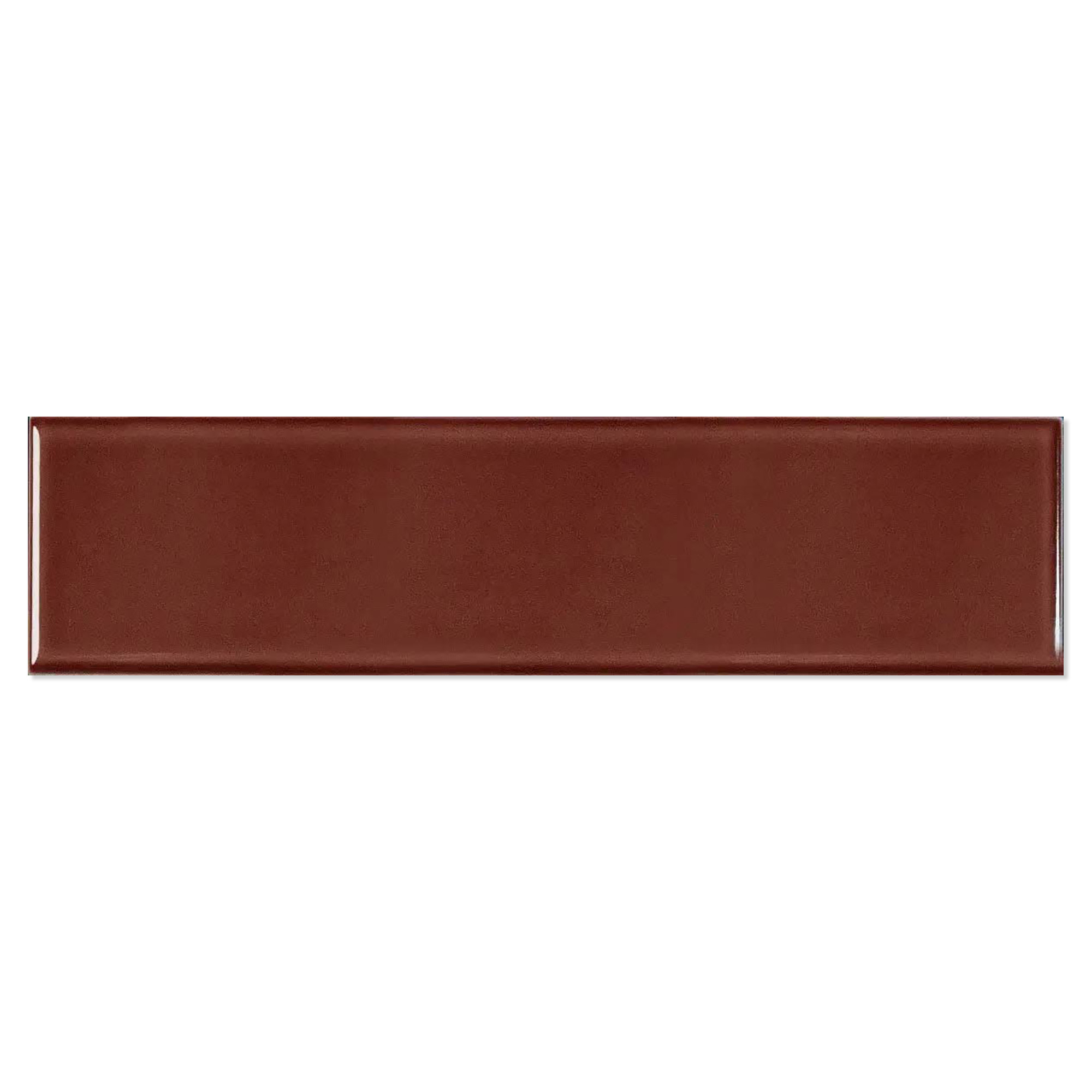 Estudio Vægflise Metropolis Dark Red Blank 10x40 cm