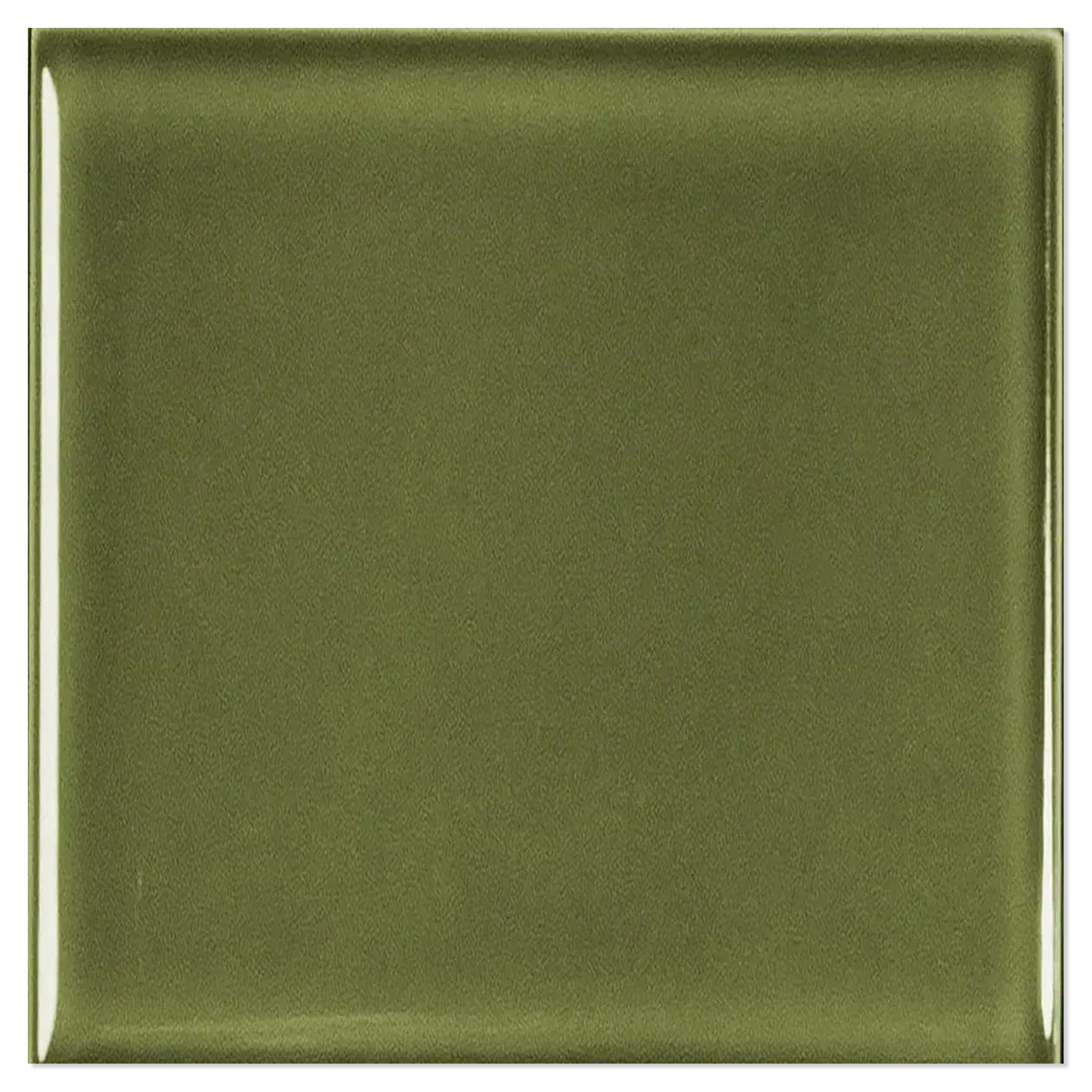Estudio Vægflise Metropolis Vivid Green Blank 10x10 cm