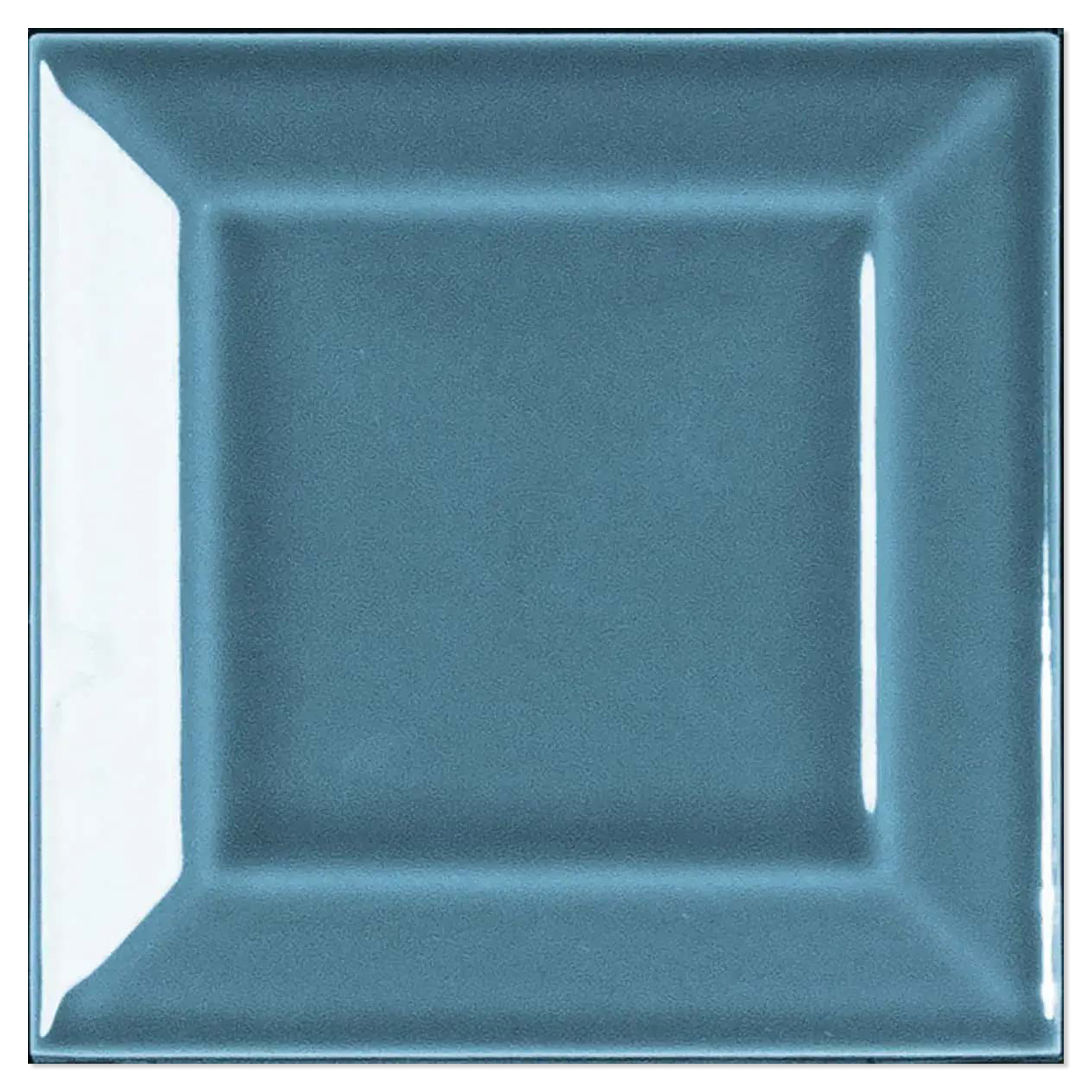 Estudio Vægflise Metropolis Light Blue Frame Blank 10x10 cm