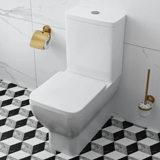 Bathco Toilet <strong>Canberra</strong>  Hvid Glat
