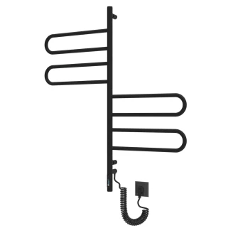 Roterbar El Håndklædetørrer 125 W <strong>Morae</strong>  Sort Mat