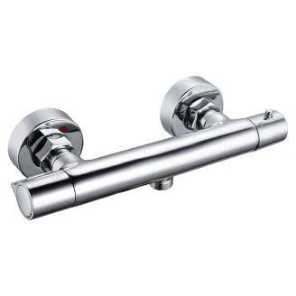 Brusearmatur <strong>Vitalis</strong>  Krom Blank med Termostat