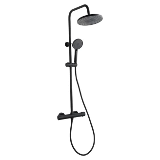 Brusesæt <strong>Lumitherm</strong>  Sort Mat med Termostat
