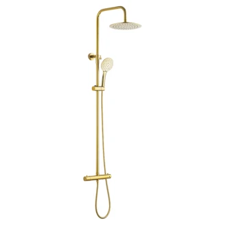 Brusesæt <strong>Lumitherm</strong>  Guld Blank med Termostat