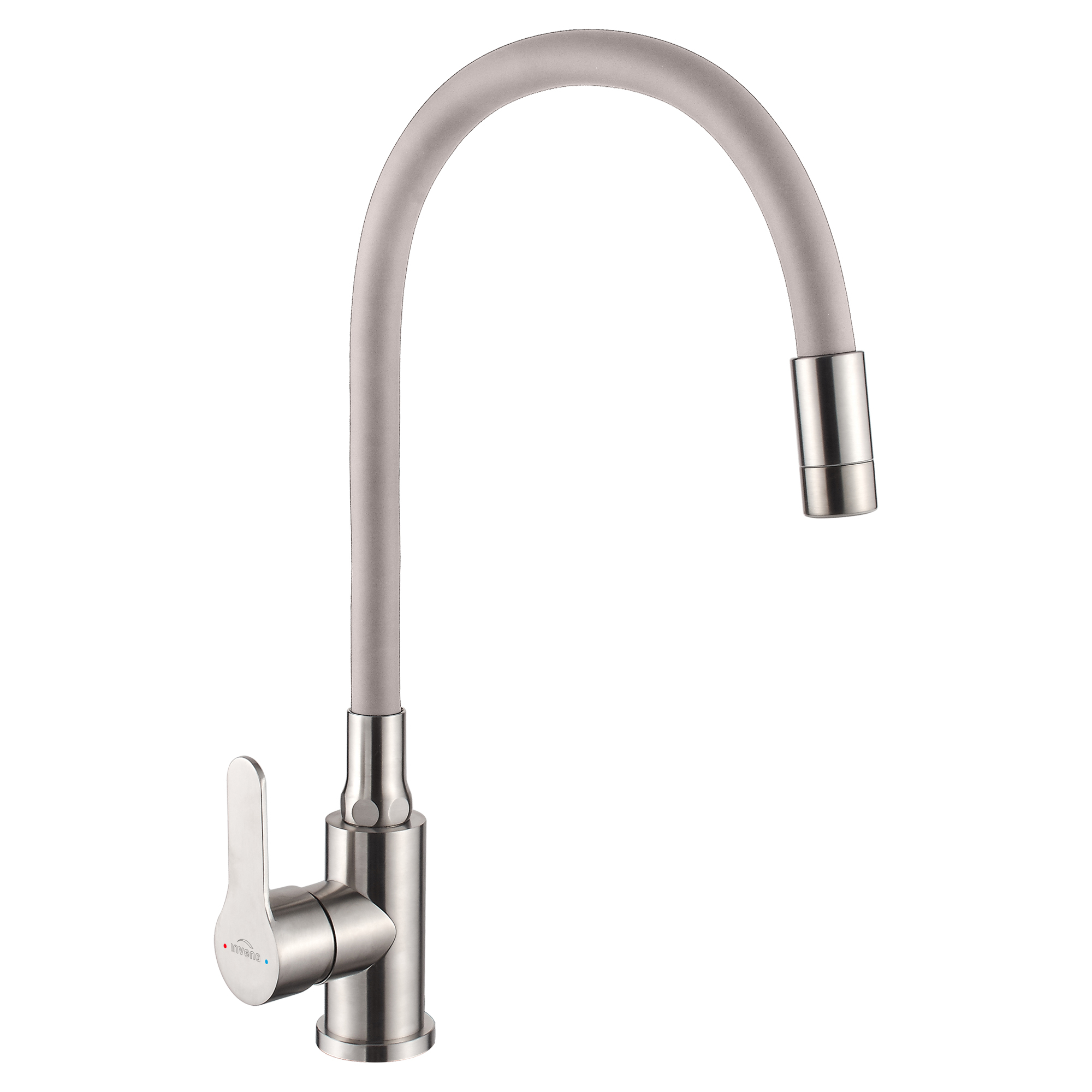 Køkkenarmatur Movento Beige-Inox Mat med fleksibel tud