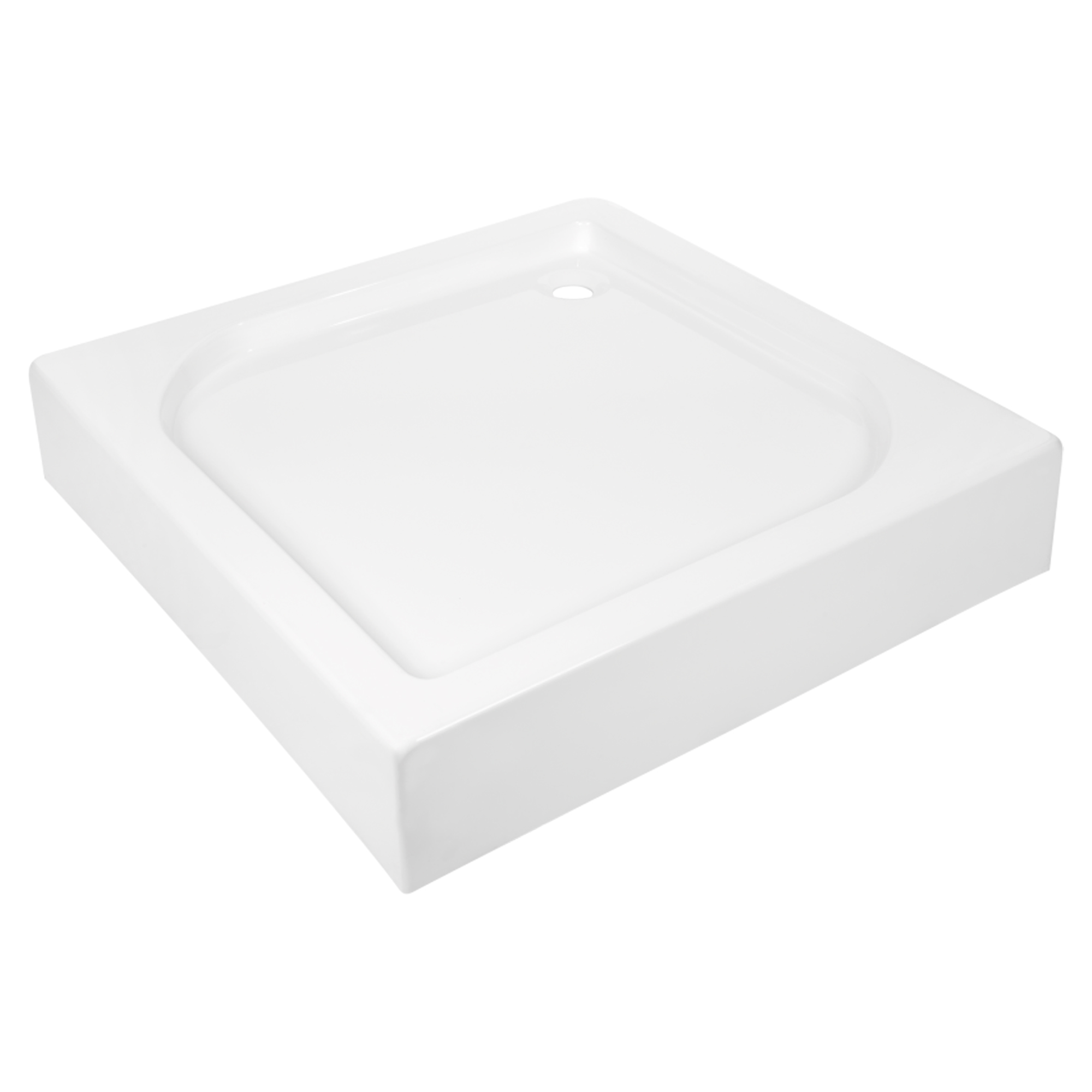 Brusekar Reviva 90x90 cm Kvadratisk Hvid Blank