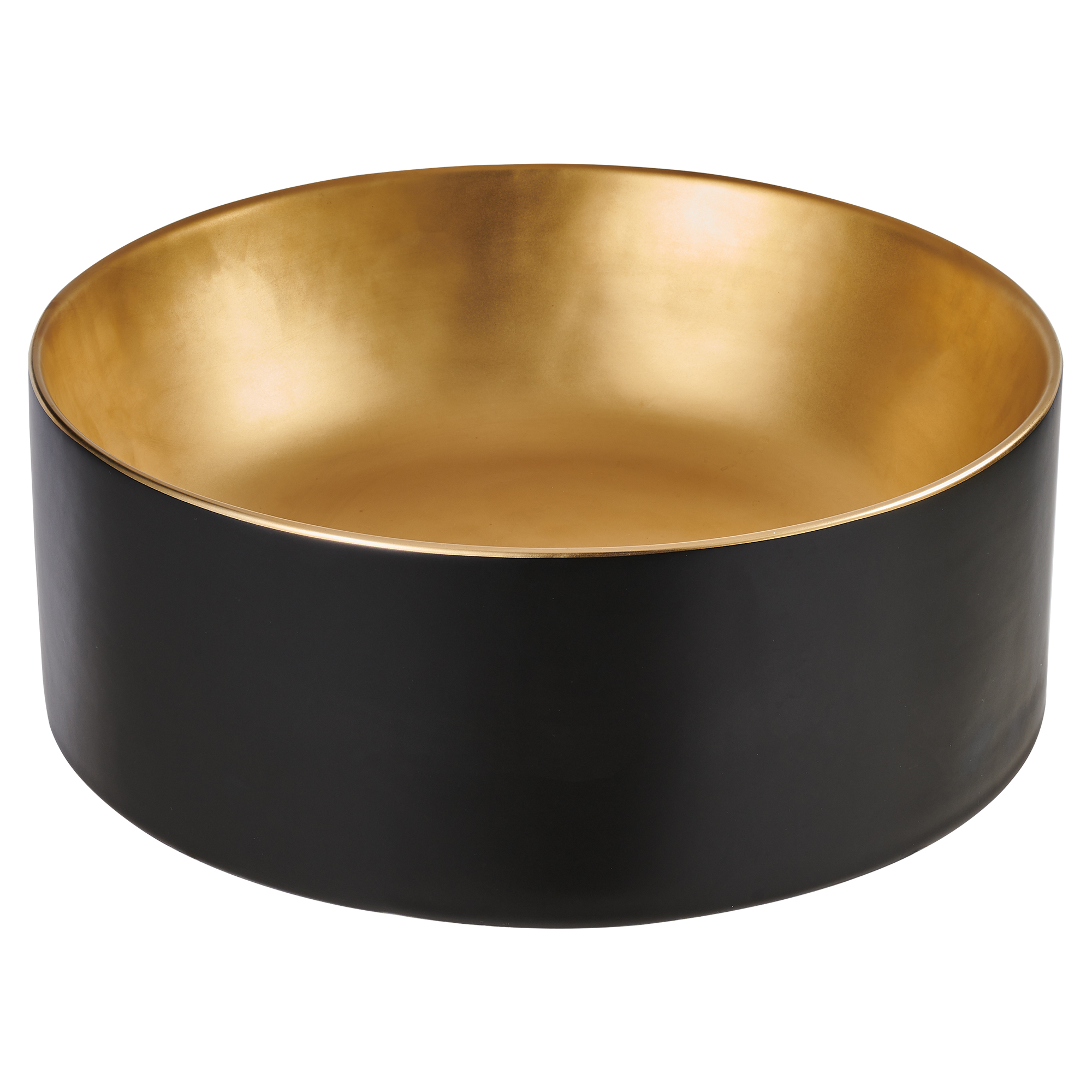 Håndvask Opena Rund Guld-Sort 42 cm