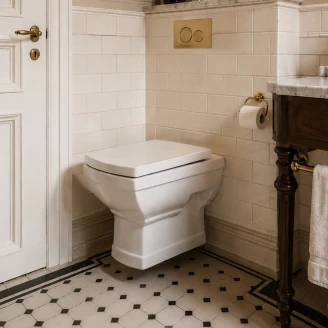 Væghængt Toilet <strong>Mayfair</strong>  Hvid Blank