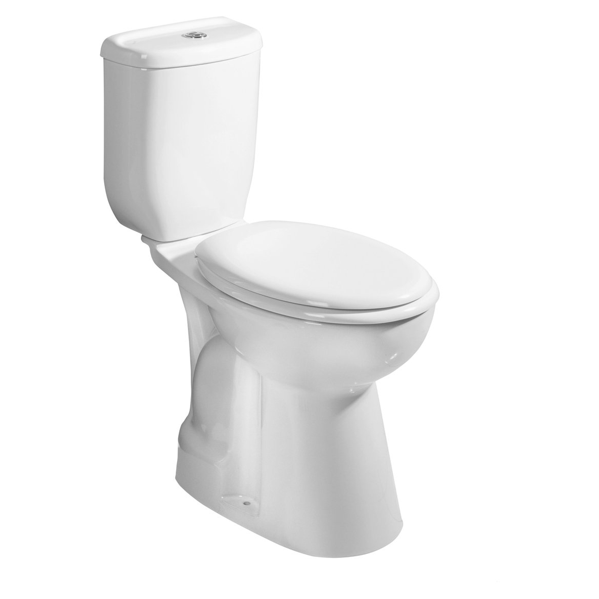 Høj Toilet Noctis Hvid Blank